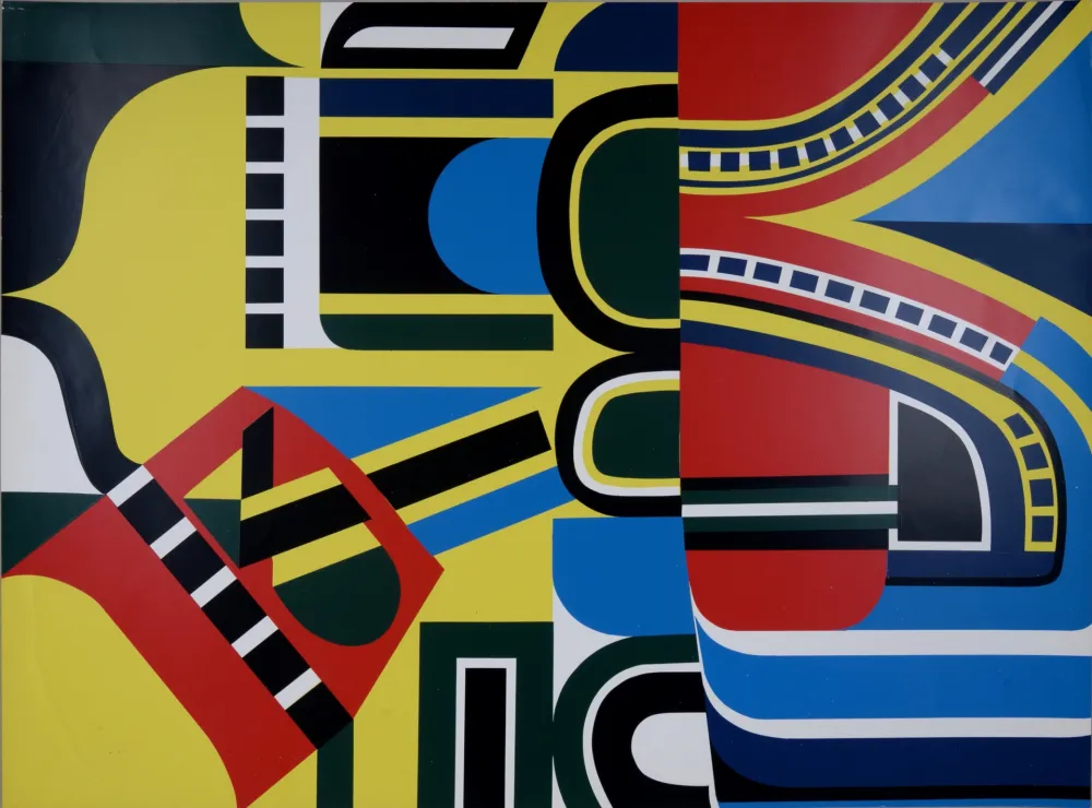 丝网印刷 Dewasne - Composition III, 1969