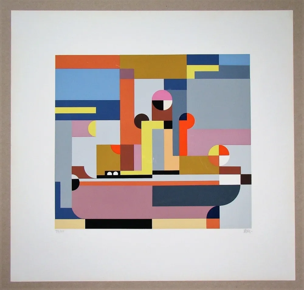 丝网印刷 Dexel - Dampfschiff