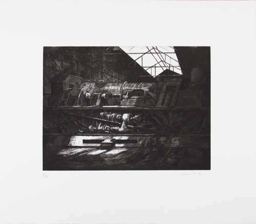 蚀刻版画 Deyrail - Locomotive