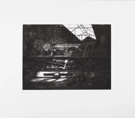 蚀刻版画 Deyrail - Locomotive