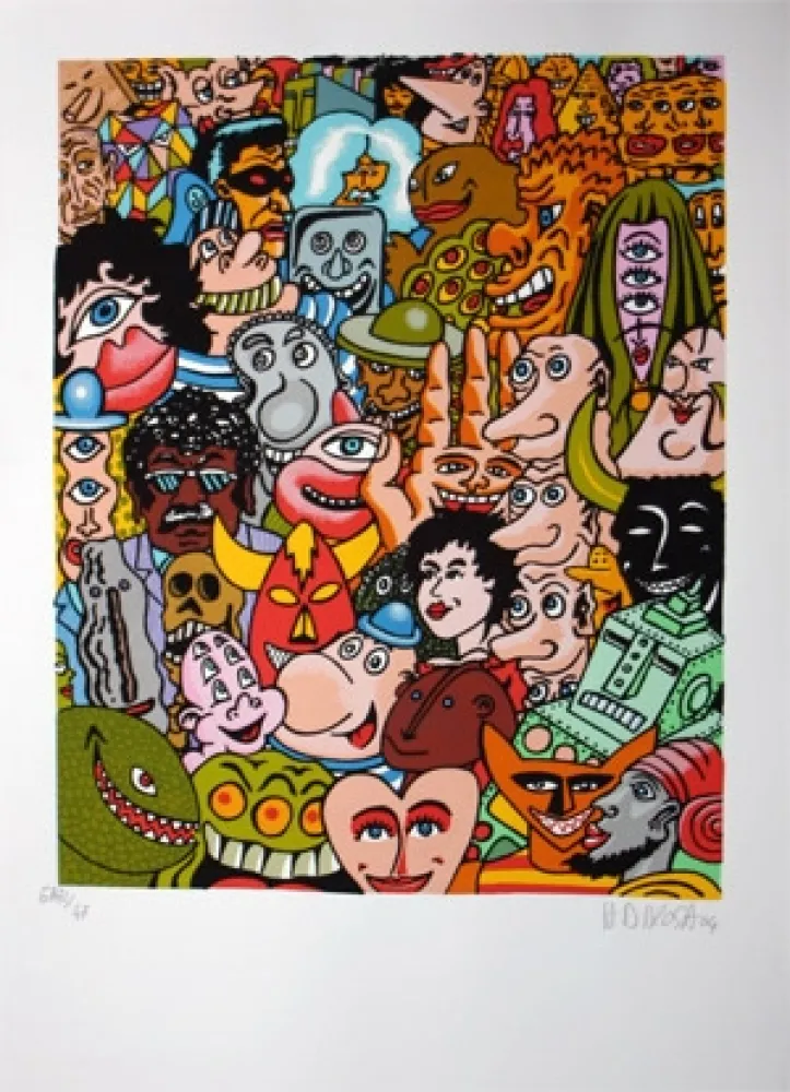 丝网印刷 Di Rosa - 100 ans de l'Humanité