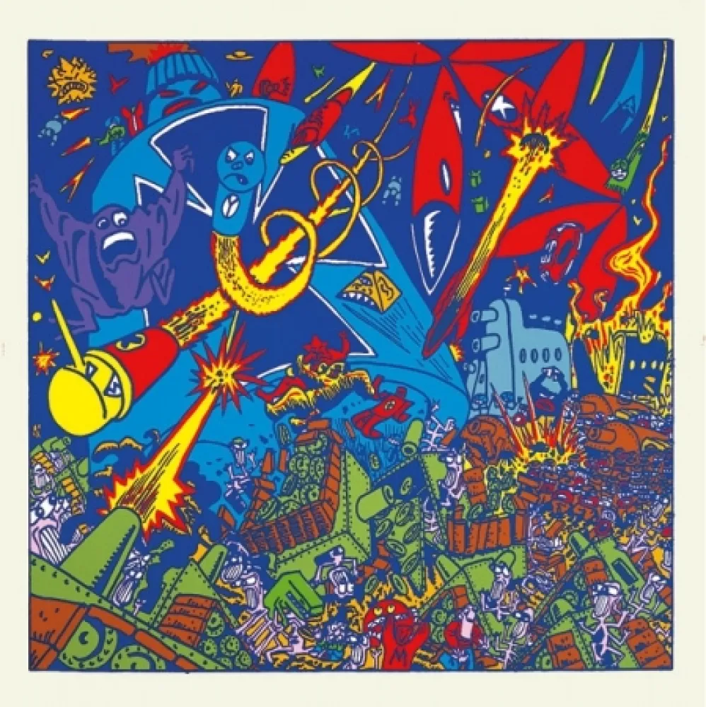 丝网印刷 Di Rosa - Bataille