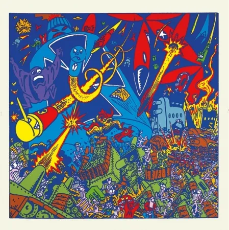 丝网印刷 Di Rosa - Bataille