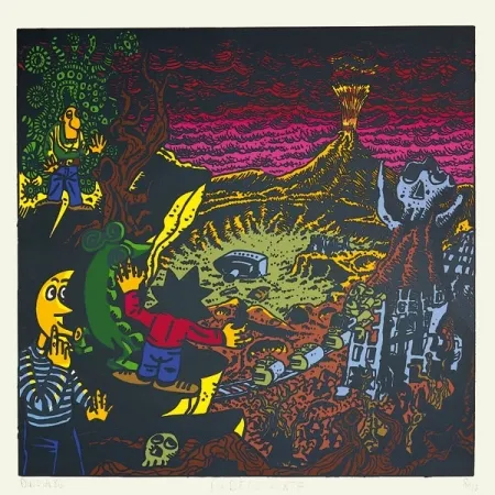 丝网印刷 Di Rosa - Decouverte