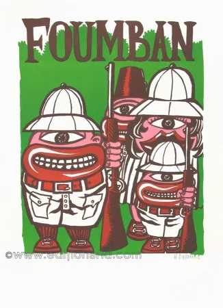 石版画 Di Rosa - Foumban