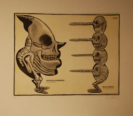 版画 Di Rosa - Huguette Soumission