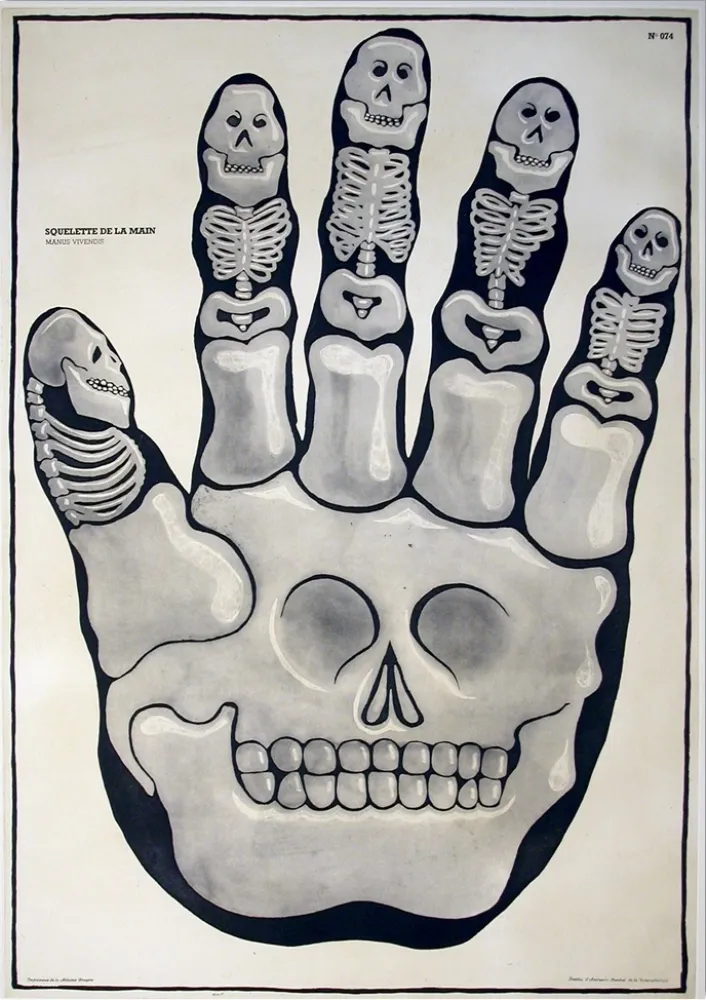 版画 Di Rosa - La main