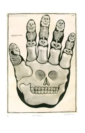 版画 Di Rosa - La main