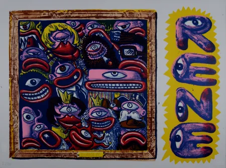 石版画 Di Rosa - Le Peuple René, 1985