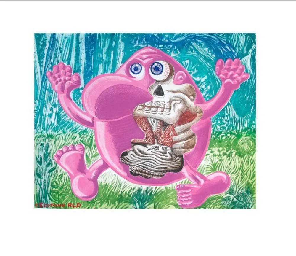 飞尘腐蚀法 Di Rosa - Le promeneur