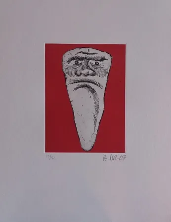 版画 Di Rosa - Les 32 dents