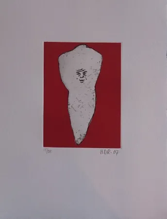版画 Di Rosa - Les 32 dents