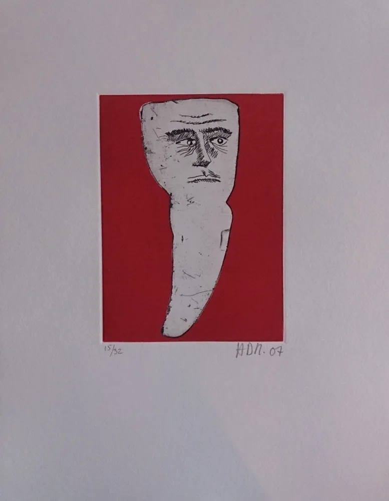 版画 Di Rosa - Les 32 dents