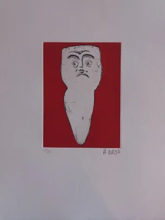 版画 Di Rosa - Les 32 dents