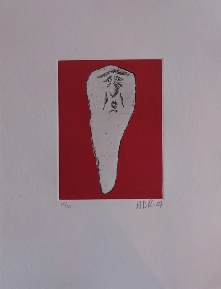 版画 Di Rosa - Les 32 dents