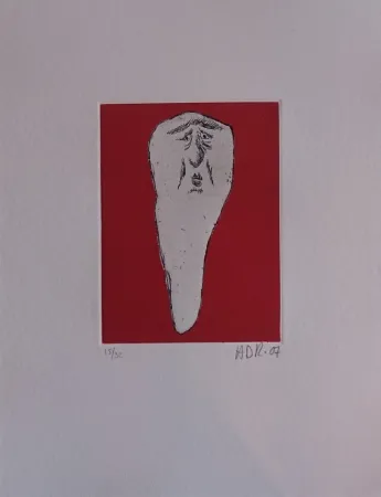 版画 Di Rosa - Les 32 dents