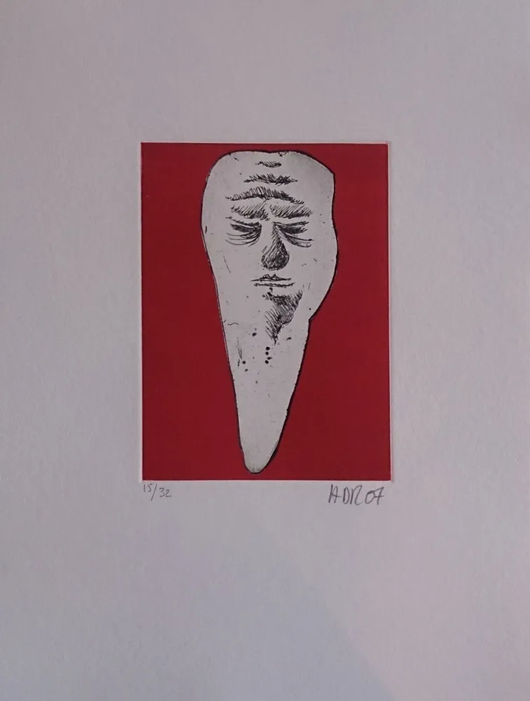 版画 Di Rosa - Les 32 dents