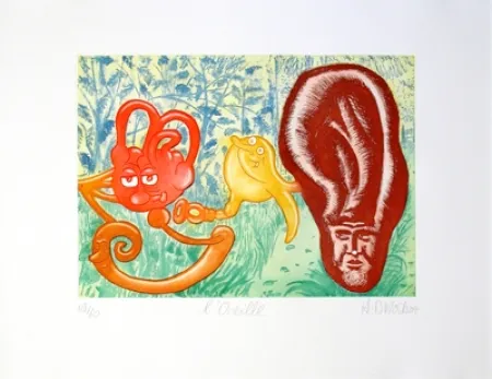 蚀刻飞尘法 Di Rosa - L'oreille