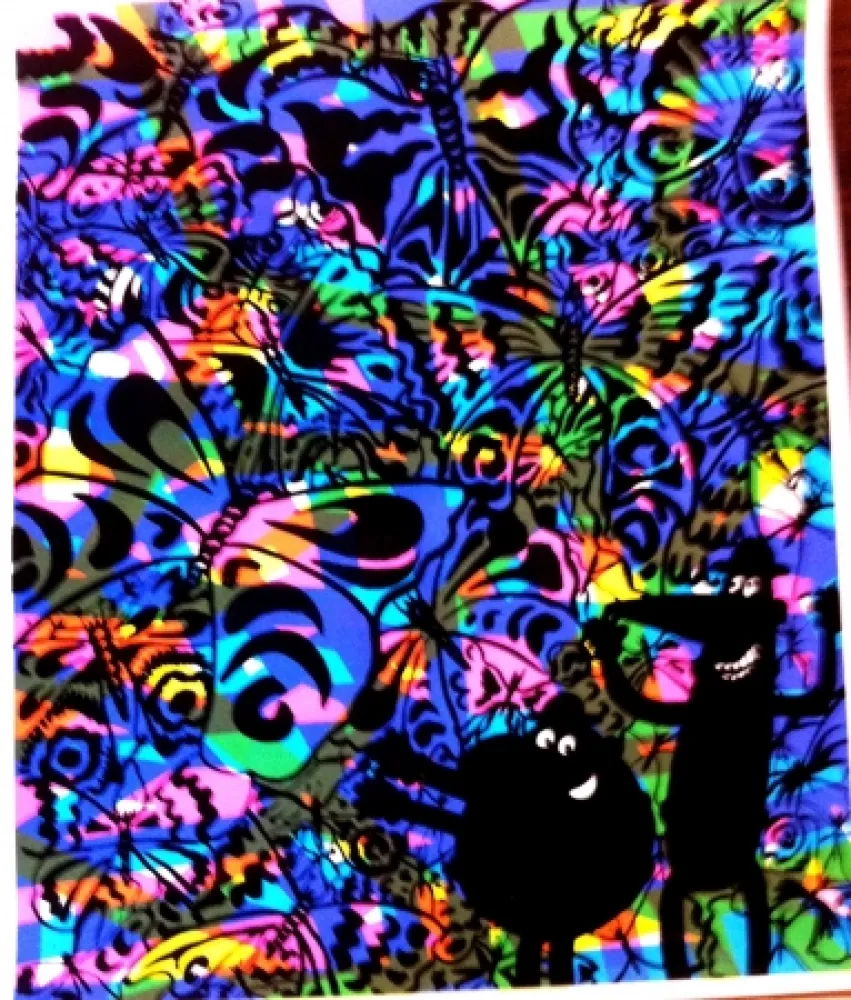 丝网印刷 Di Rosa - Sans titre 4