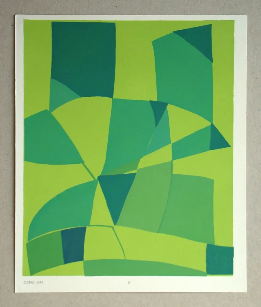 镂版印刷 Dias - Composition abstrait