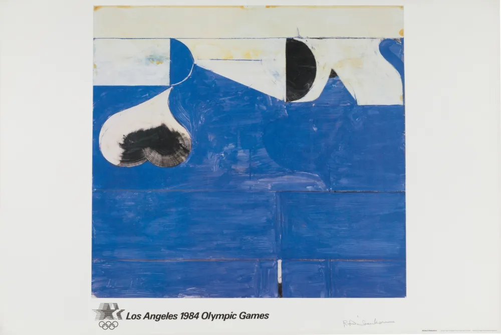 石版画 Diebenkorn - Los Angeles Olympic Games, 1984 - Hand-signed