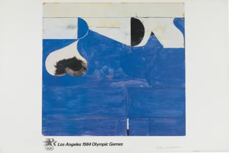 石版画 Diebenkorn - Los Angeles Olympic Games, 1984 - Hand-signed
