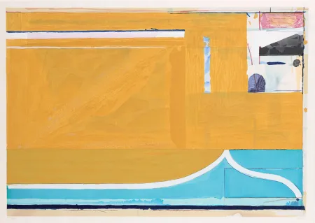 木刻 Diebenkorn - Ochre