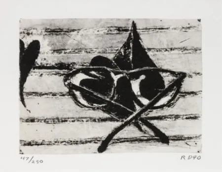 石版画 Diebenkorn - Untitled,