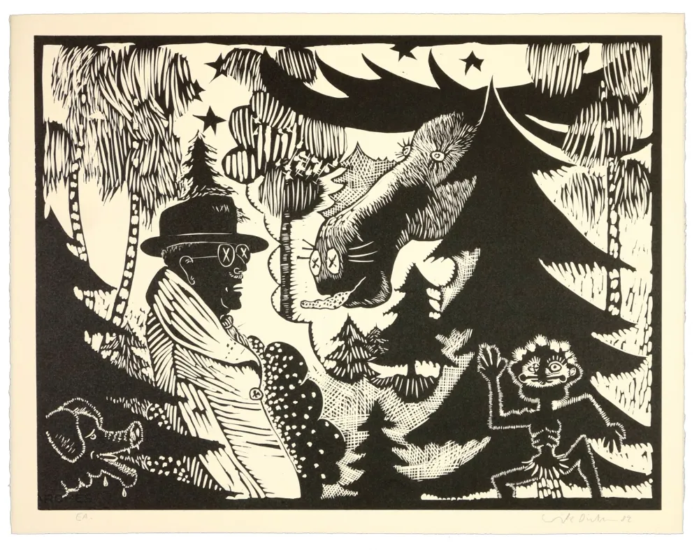 油毡版画 Dietman - GutaV 