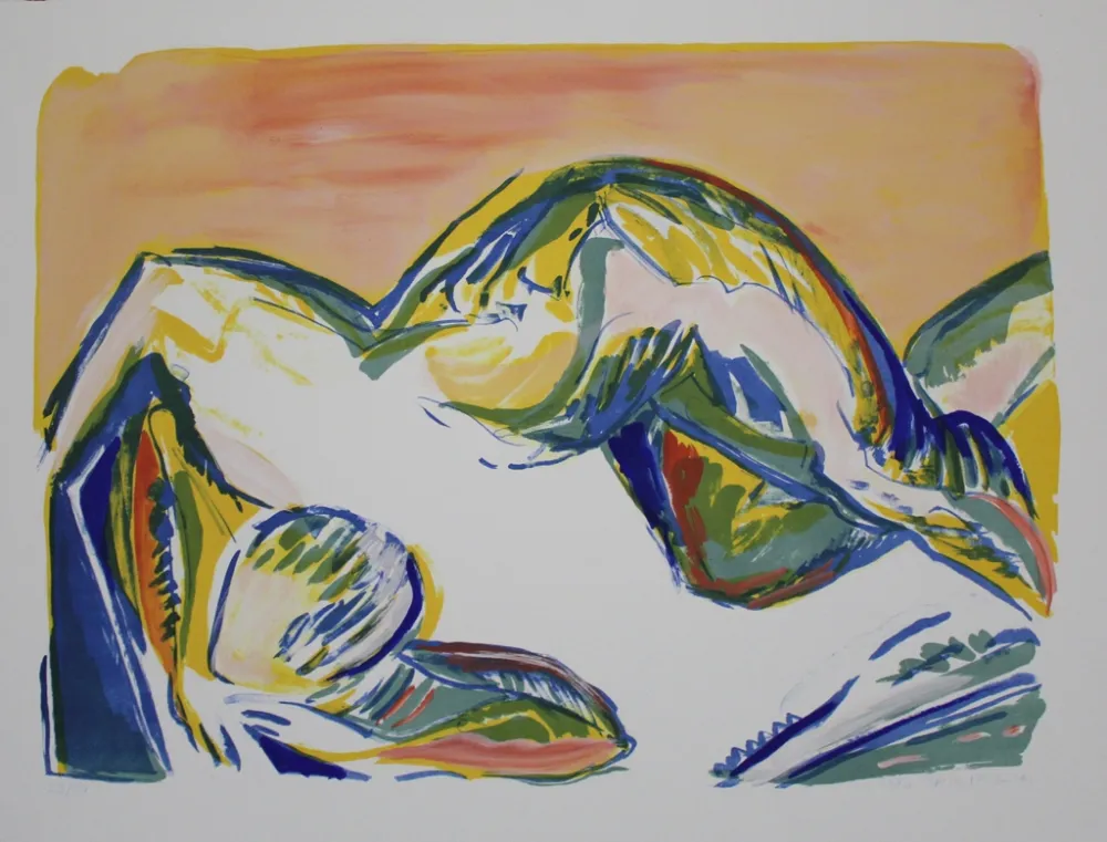 石版画 Dietrich - Untitled