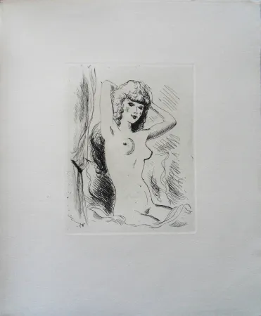 版画 Dignimont - La belle de Pigalle