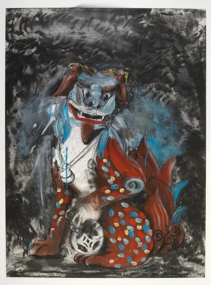 版画 Dine - Fo dog in hell