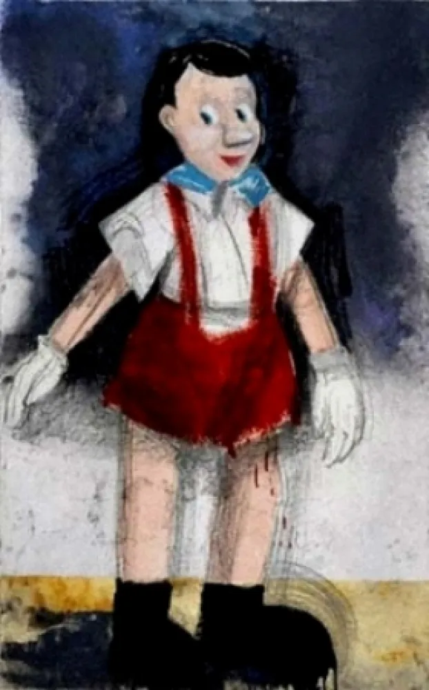 版画 Dine - Red Pants II