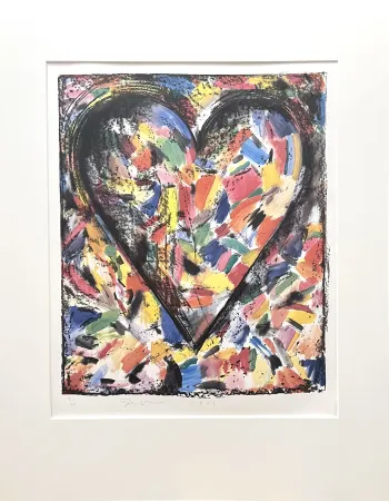 石版画 Dine - The Confetti Heart