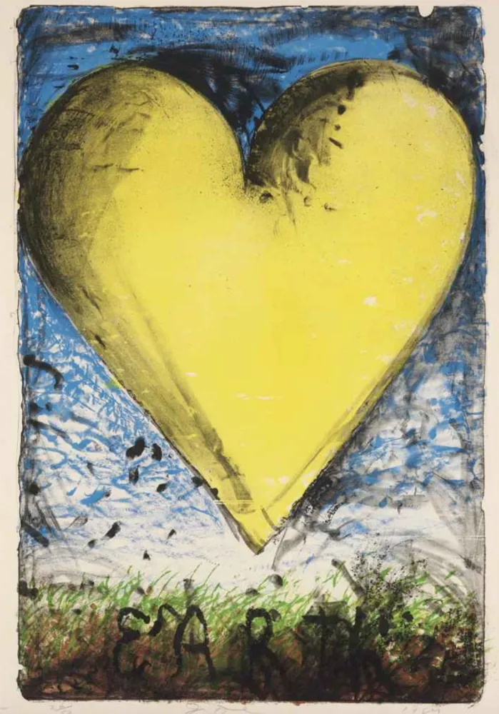 石版画 Dine - The Yellow Heart