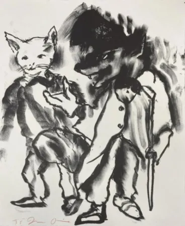石版画 Dine - Untitled from Pinocchio Suite