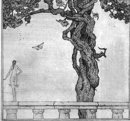 蚀刻版画 Disertori - La ninfetta