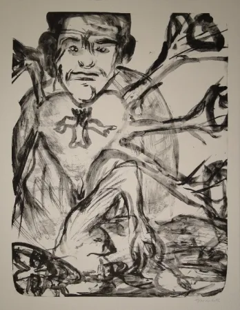 石版画 Disler - Herzhorcher