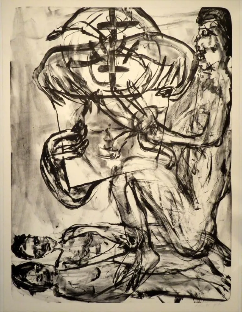 石版画 Disler - Untitled