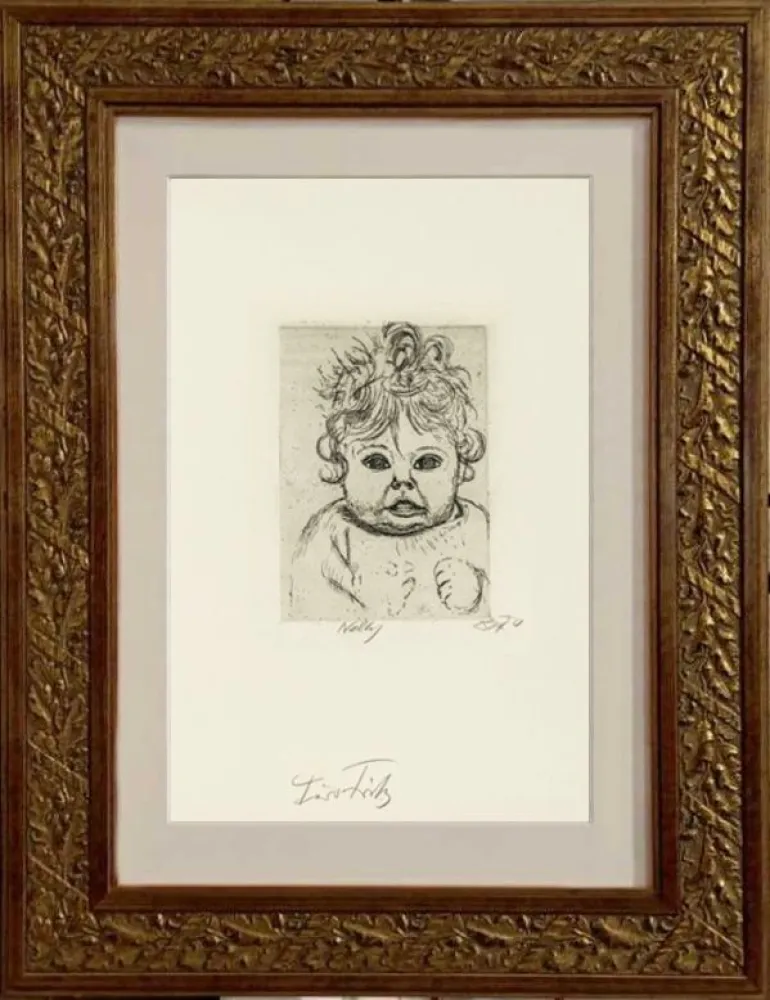 干刻版画 Dix - Nelly II.