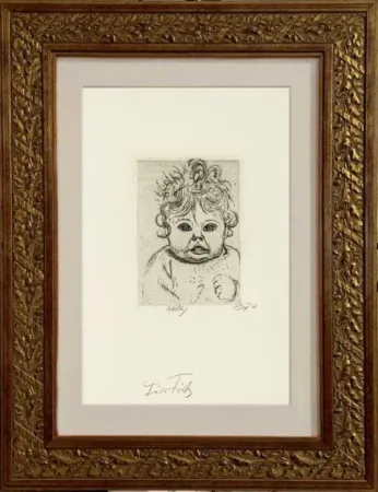 干刻版画 Dix - Nelly II.