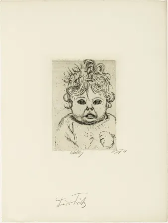 版画 Dix - Nelly II.
