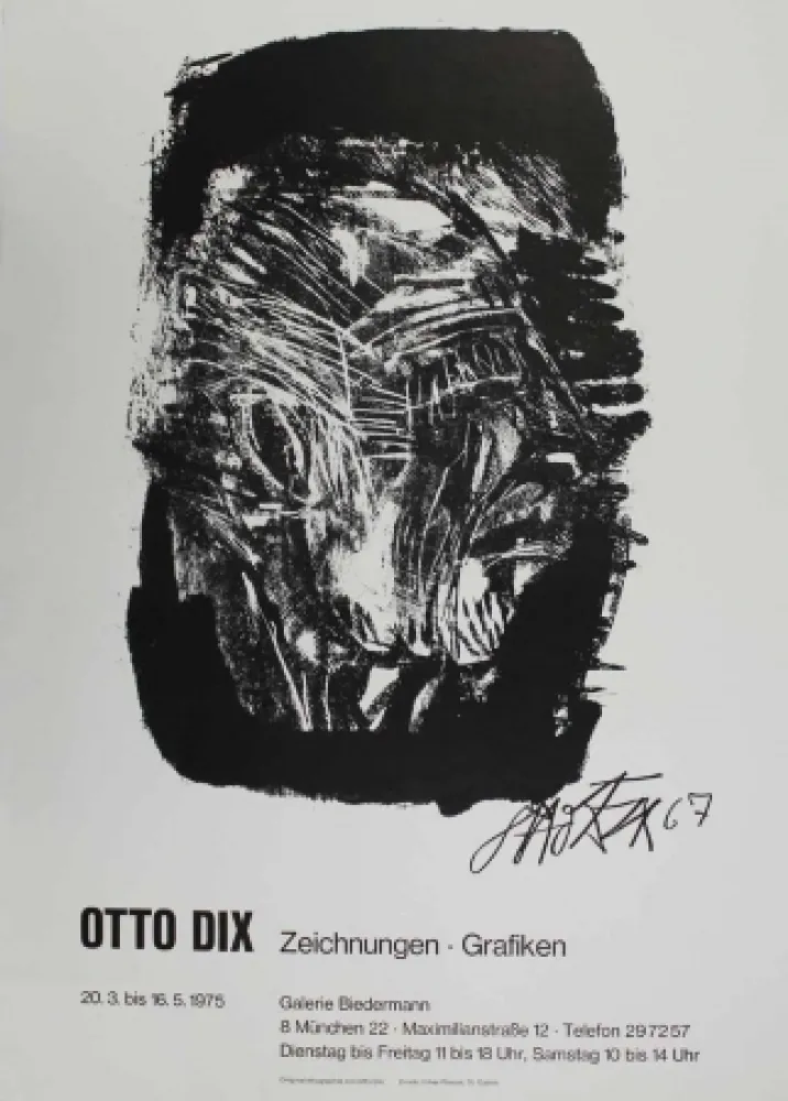 石版画 Dix - Otto Dix Zeichnungen - Grafiken