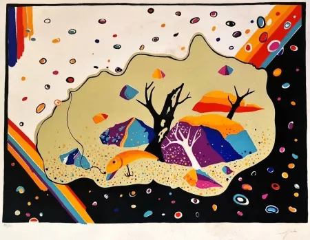 丝网印刷 Djak - Senza titolo