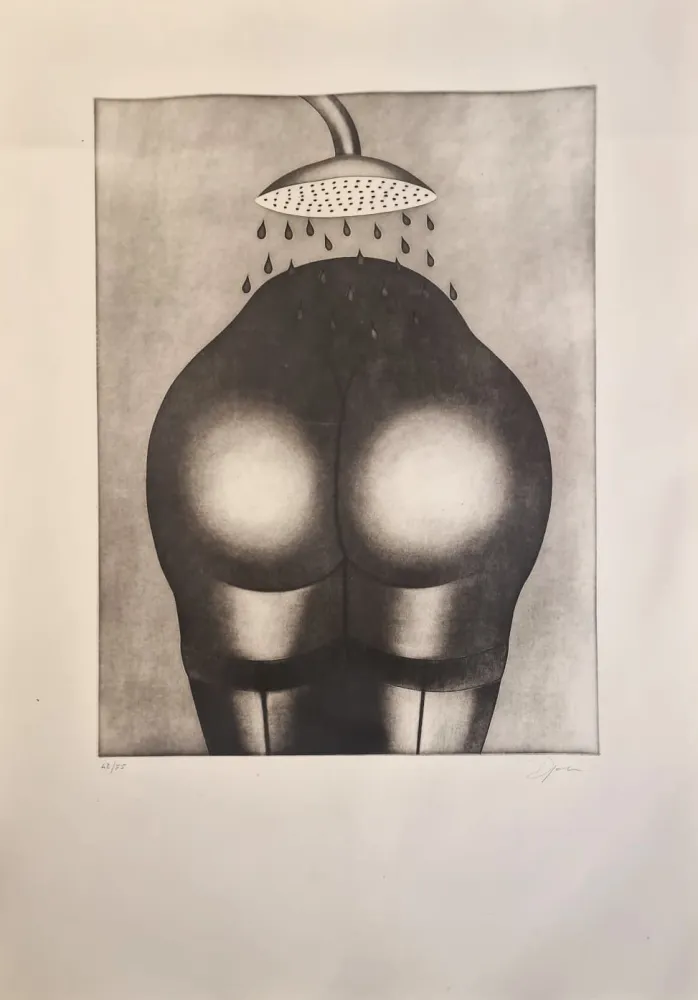 蚀刻版画 Djak - Senza titolo