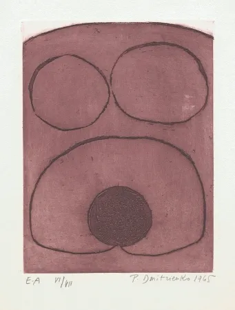 版画 Dmitrienko - Corpus I Rose