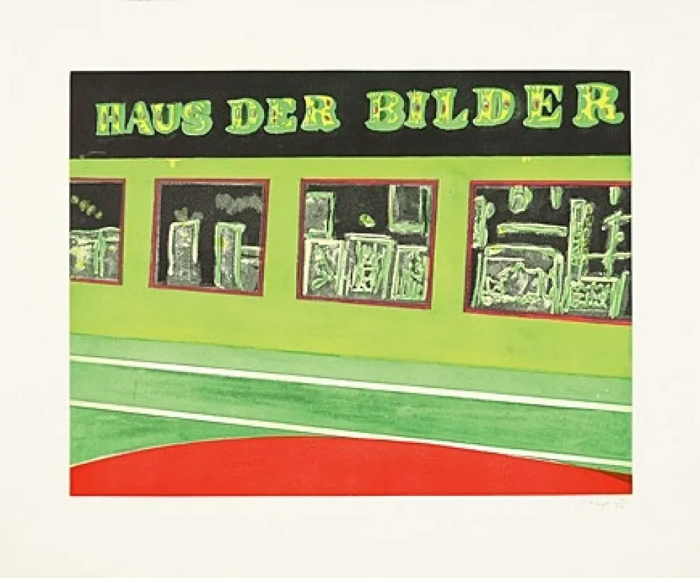蚀刻飞尘法 Doig - Haus der Bilder, Blatt 4 der Serie 