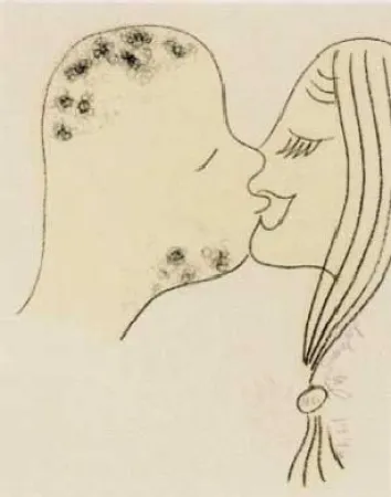 石版画 Dokoupil - Beso