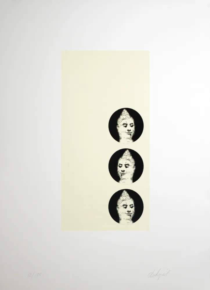 石版画 Dokoupil - Buddha, 1995