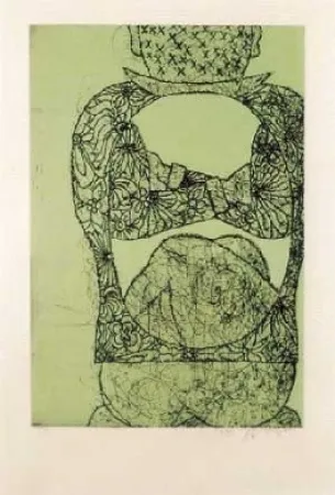 蚀刻飞尘法 Dokoupil - Hommage à Tapies